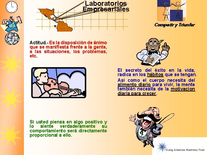 Laboratorios Empresariales Competir y Triunfar Actitud. - Es la disposición de ánimo que se