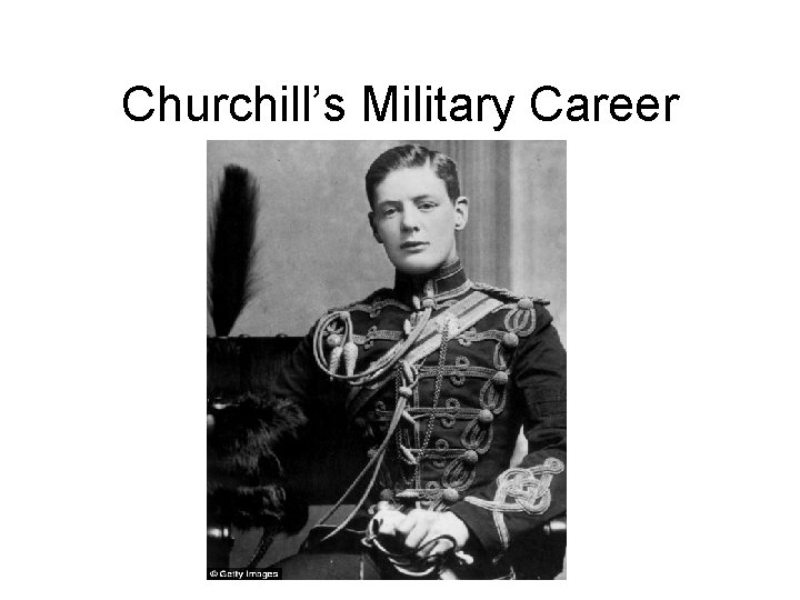 Churchill’s Military Career 