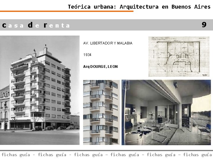 Teórica urbana: Arquitectura en Buenos Aires 9 casa de renta AV. LIBERTADOR Y MALABIA