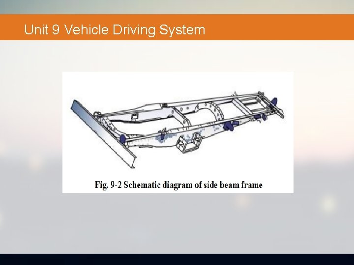 Unit 9 Vehicle Driving System 