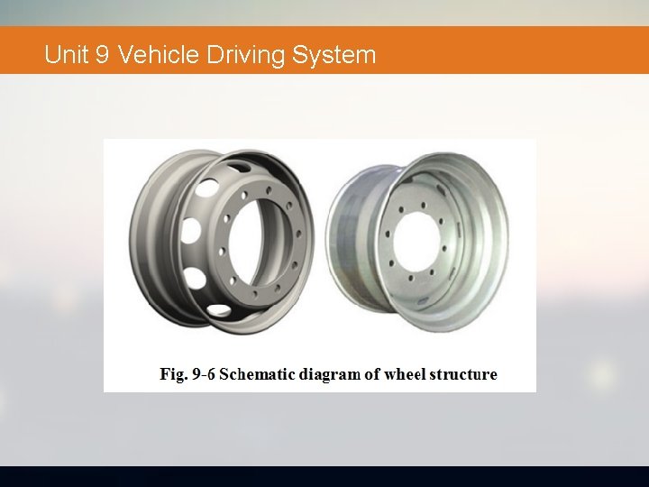 Unit 9 Vehicle Driving System 