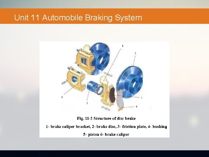 Unit 11 Automobile Braking System 