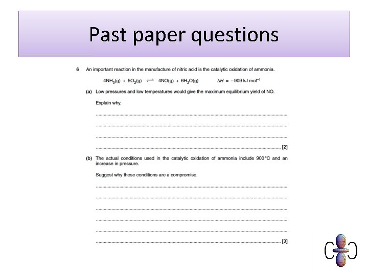 Past paper questions 