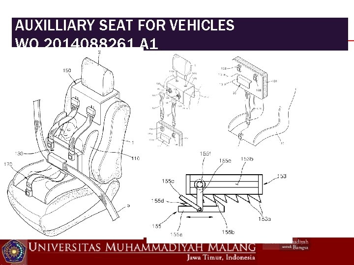 AUXILLIARY SEAT FOR VEHICLES WO 2014088261 A 1 