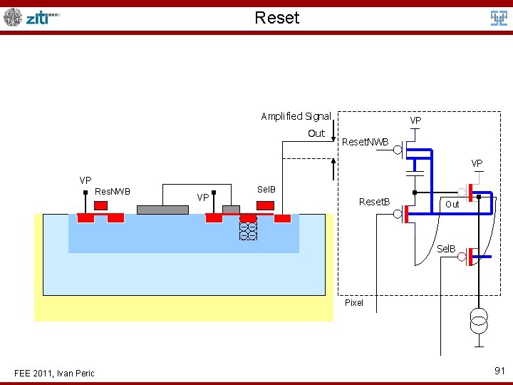 Reset Amplified Signal Out VP Reset. NWB VP VP Res. NWB VP Sel. B