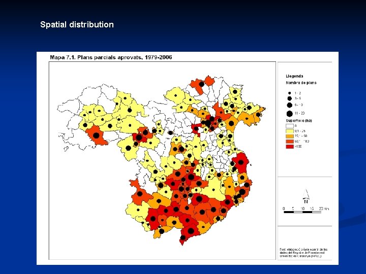 Spatial distribution 