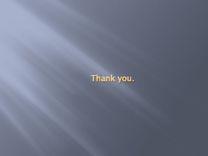 Thank you. 