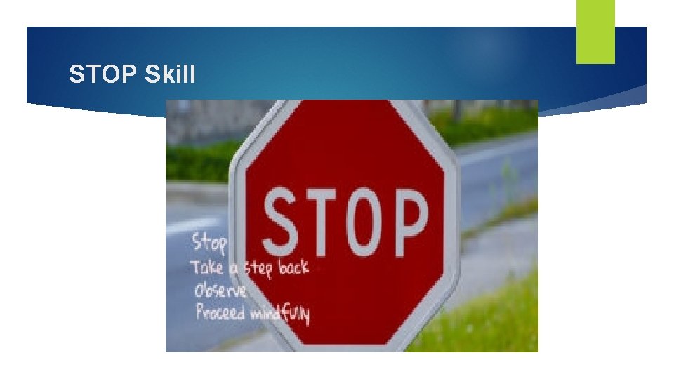 STOP Skill 