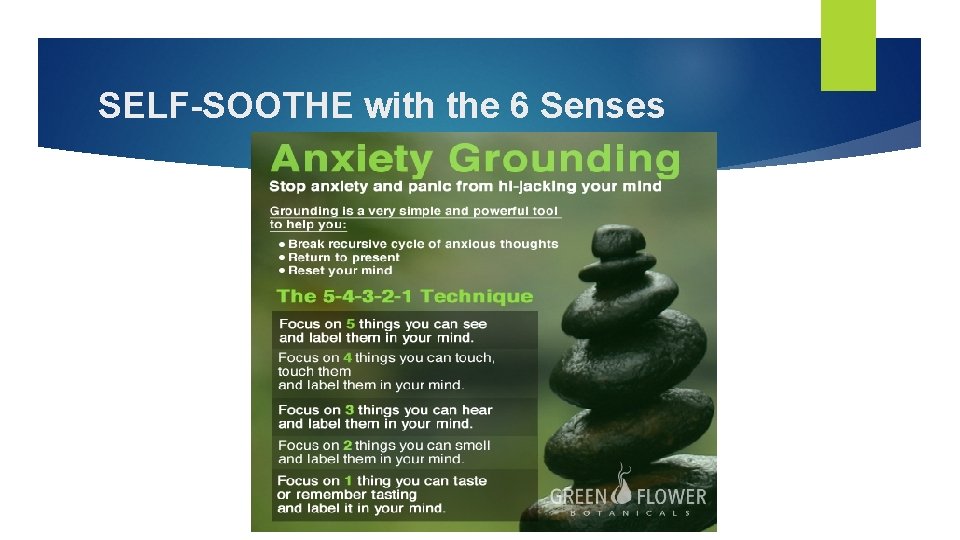 SELF-SOOTHE with the 6 Senses 