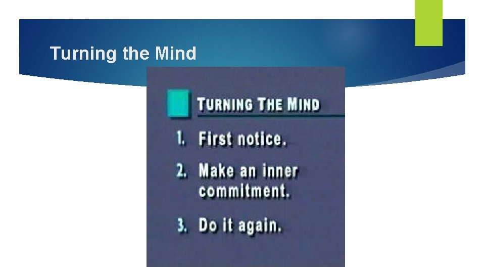 Turning the Mind 