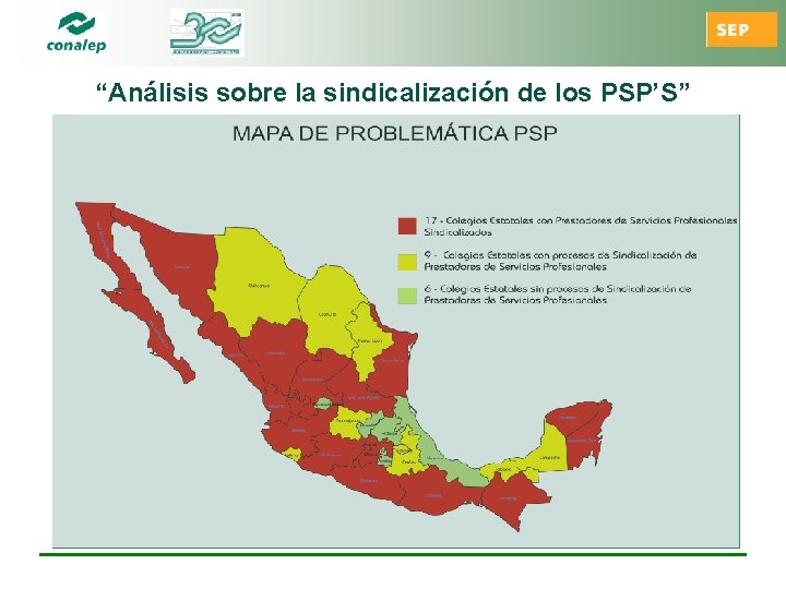 “Análisis sobre la sindicalización de los PSP’S” 