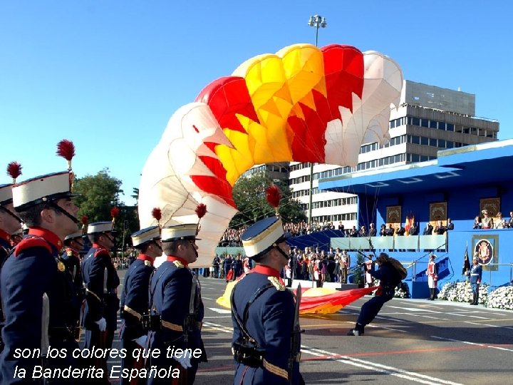 son los colores que tiene la Banderita Española 