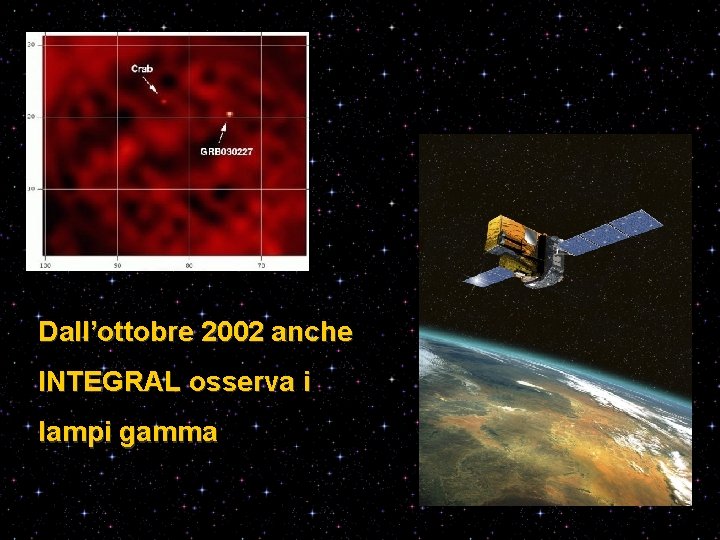 Dall’ottobre 2002 anche INTEGRAL osserva i lampi gamma 