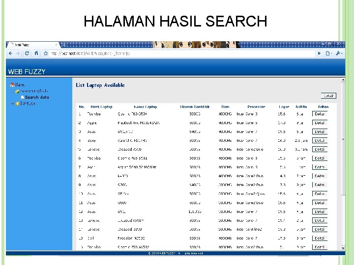 HALAMAN HASIL SEARCH  HALAMAN HASIL SEARCH