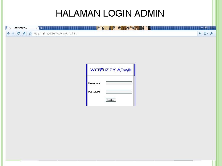 HALAMAN LOGIN ADMIN  HALAMAN LOGIN ADMIN
