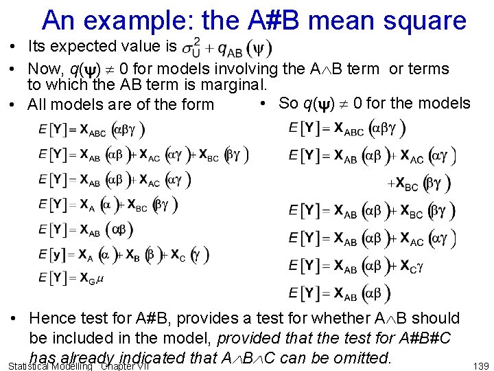 An example: the A#B mean square • Its expected value is • Now, q(y)