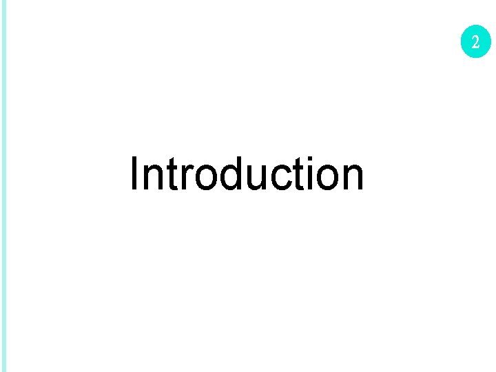 2 Introduction 
