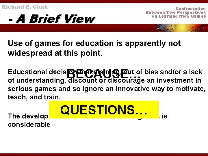 Richard E. Clark - A Brief View Confrontation Between Two Perspectives on Learning from