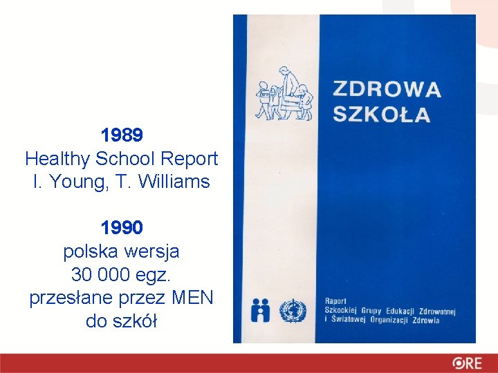 1989 Healthy School Report I. Young, T. Williams 1990 polska wersja 30 000 egz.