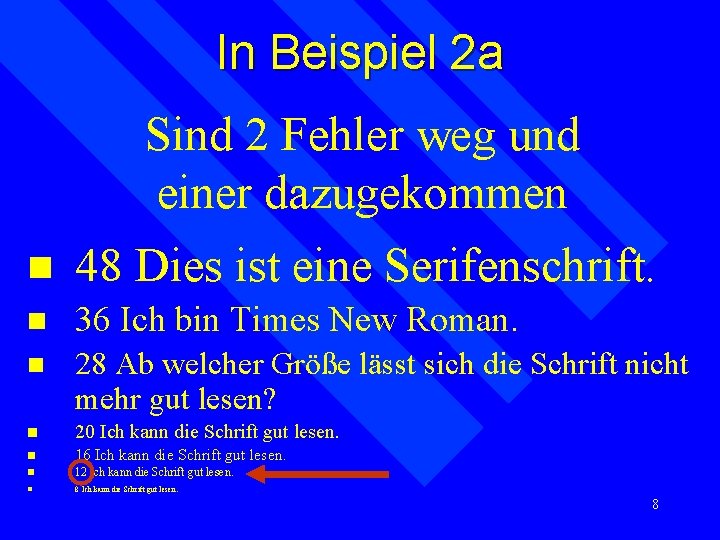 In Beispiel 2 a Sind 2 Fehler weg und einer dazugekommen n 48 Dies In Beispiel 2 a Sind 2 Fehler weg und einer dazugekommen n 48 Dies