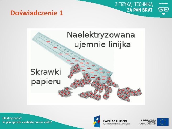 Doświadczenie 1 Elektryczność: W jaki sposób naelektryzować ciało? 