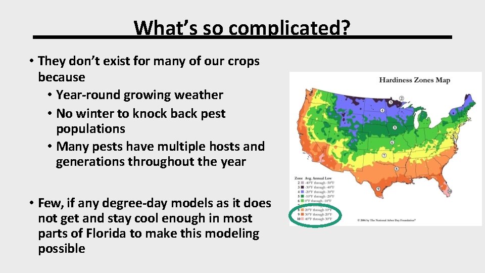 What’s so complicated? • They don’t exist for many of our crops because •