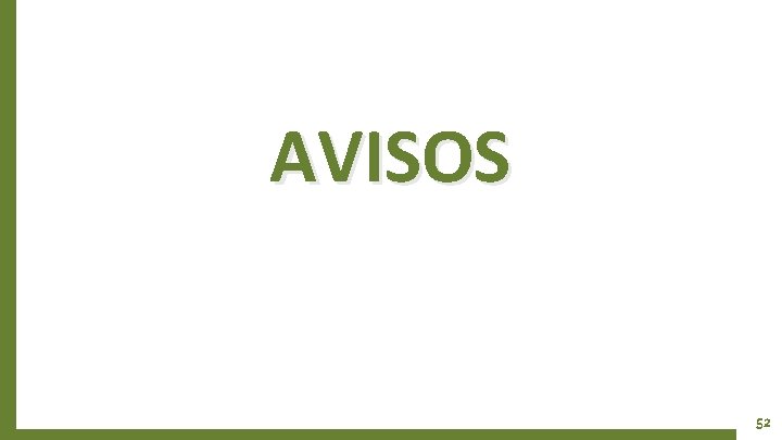 AVISOS 52 