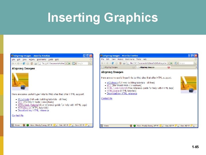 Inserting Graphics 1 -65 