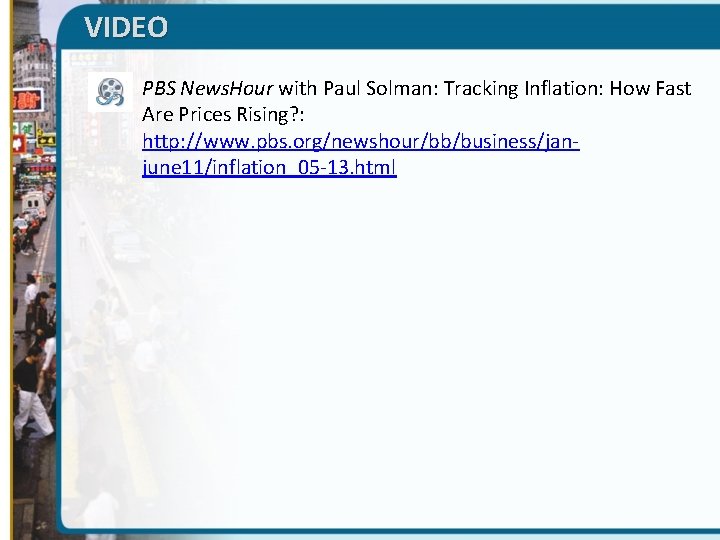 VIDEO § PBS News. Hour with Paul Solman: Tracking Inflation: How Fast Are Prices