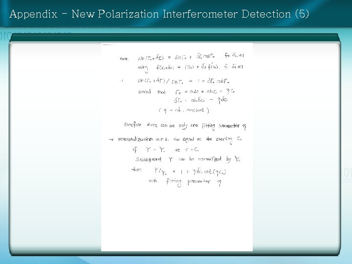 Appendix - New Polarization Interferometer Detection (5) 