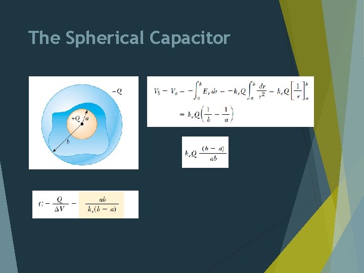 The Spherical Capacitor 