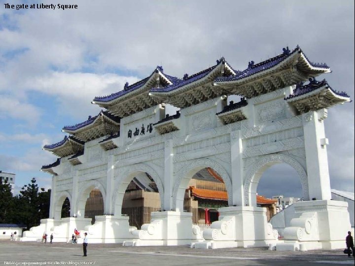 The gate at Liberty Square 