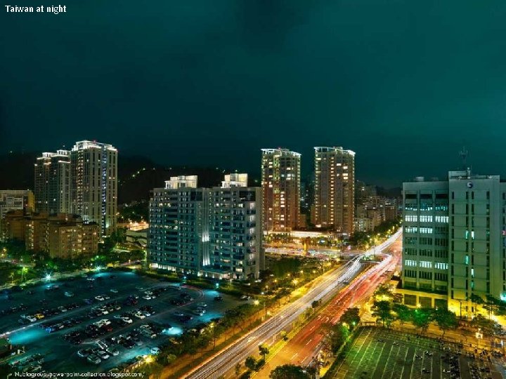 Taiwan at night 