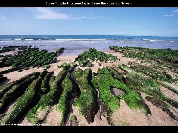 Stone Troughs In Laomei Bay in the northern coast of Taiwan 