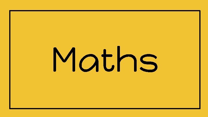 Maths Maths