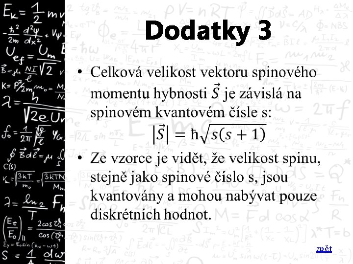 Dodatky 3 • zpět 