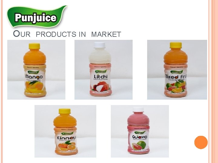 OUR PRODUCTS IN MARKET 