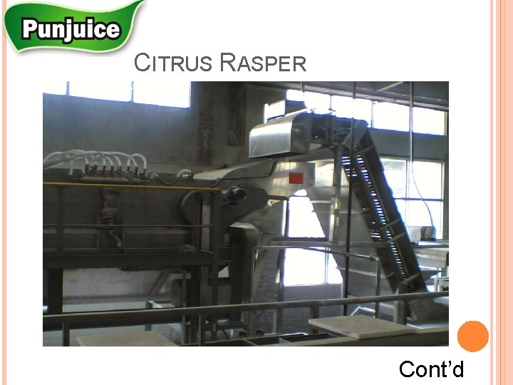 CITRUS RASPER Cont’d 