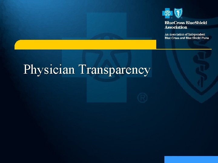 Physician Transparency 