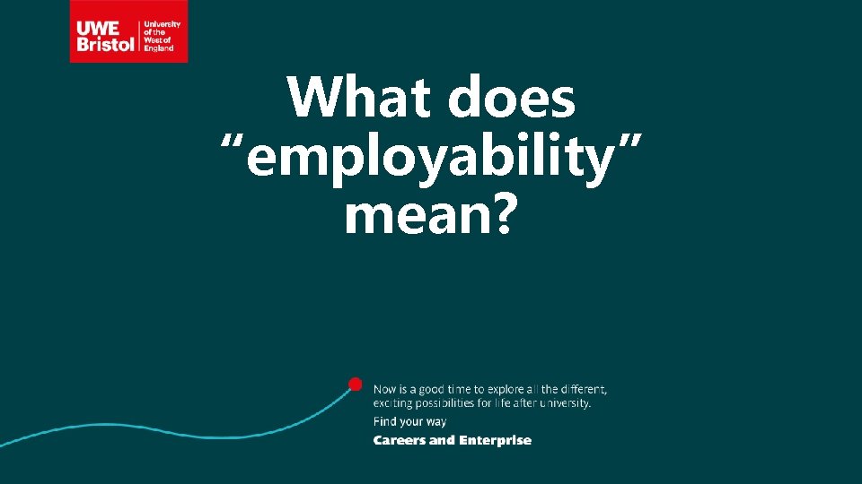 What does “employability” mean? 