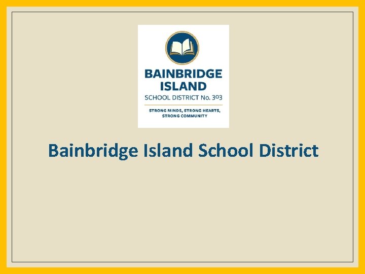 Bainbridge Island School District 