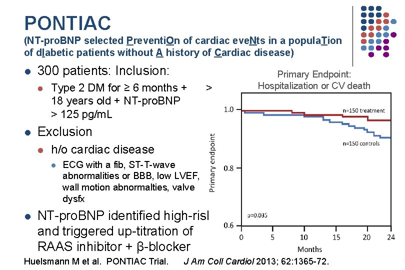 PONTIAC (NT-pro. BNP selected Preventi. On of cardiac eve. Nts in a popula. Tion