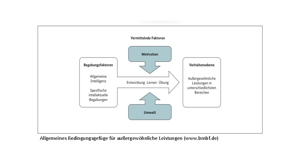 Allgemeines Bedingungsgefüge für außergewöhnliche Leistungen (www. bmbf. de) 