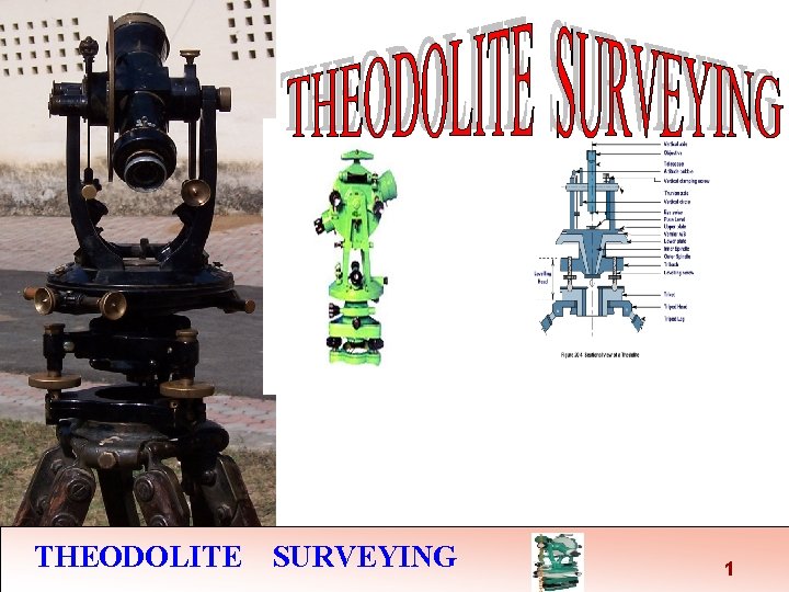 THEODOLITE SURVEYING 1 THEODOLITE SURVEYING 1