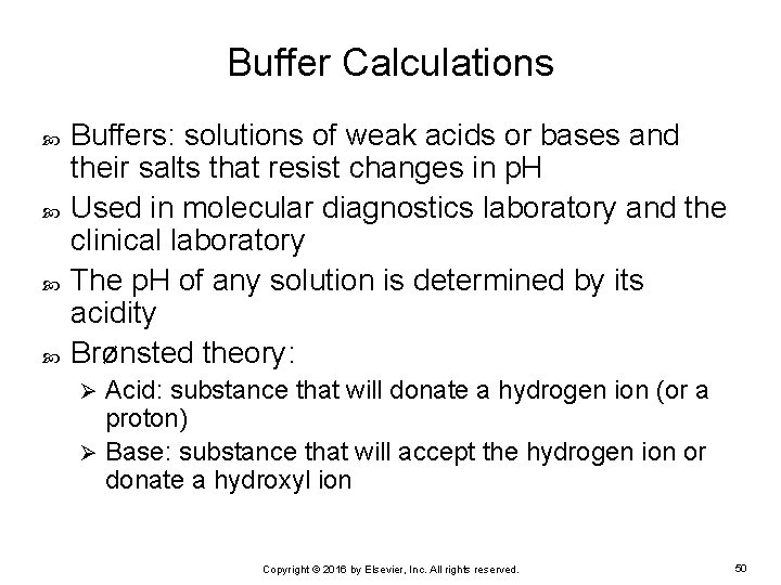 Buffer Calculations Buffers: solutions of weak acids or bases and their salts that resist