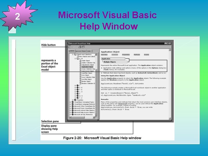 2 Microsoft Visual Basic Help Window 