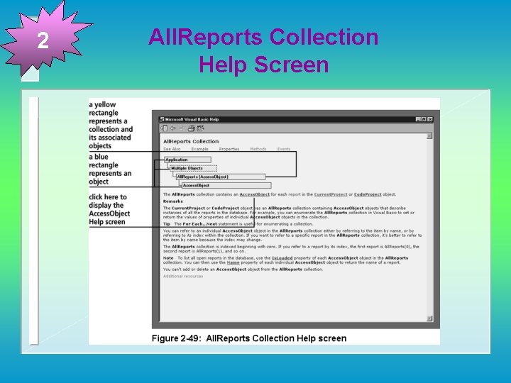 2 All. Reports Collection Help Screen 