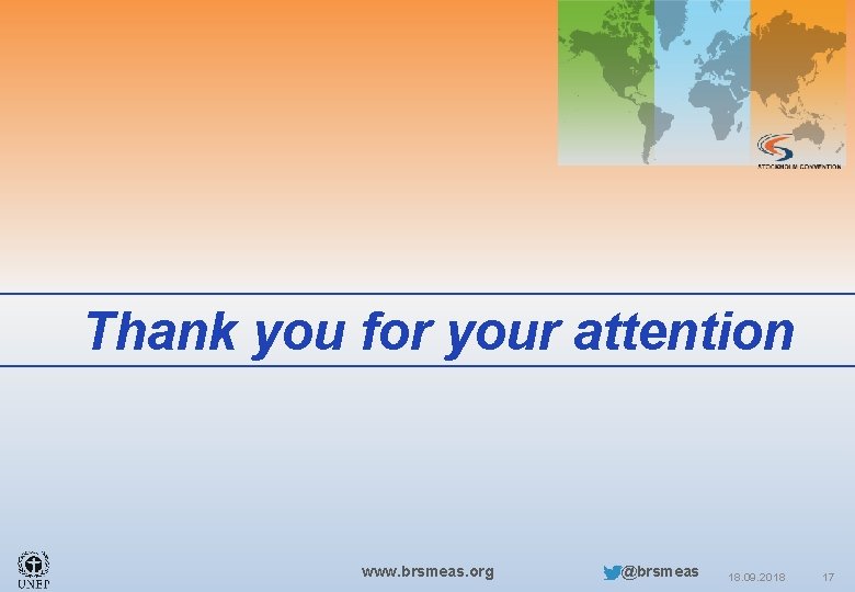 Thank you for your attention www. brsmeas. org @brsmeas 18. 09. 2018 17 