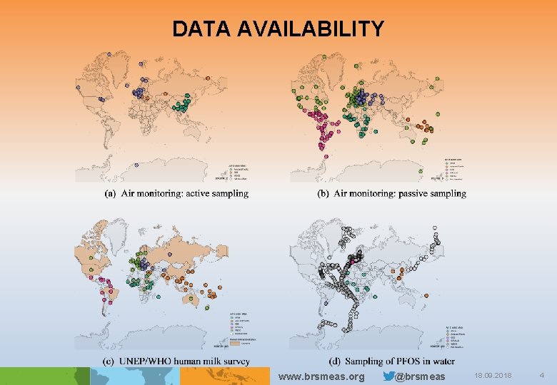 DATA AVAILABILITY www. brsmeas. org @brsmeas 18. 09. 2018 4 