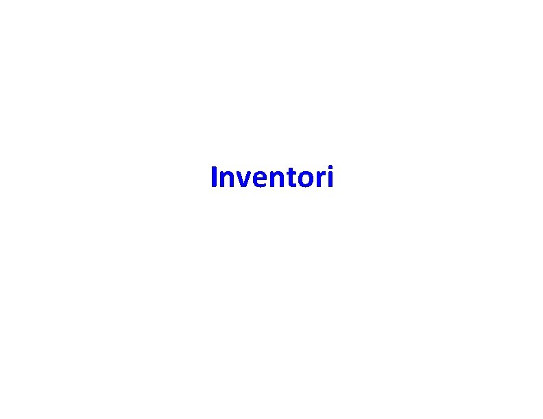 Inventori 